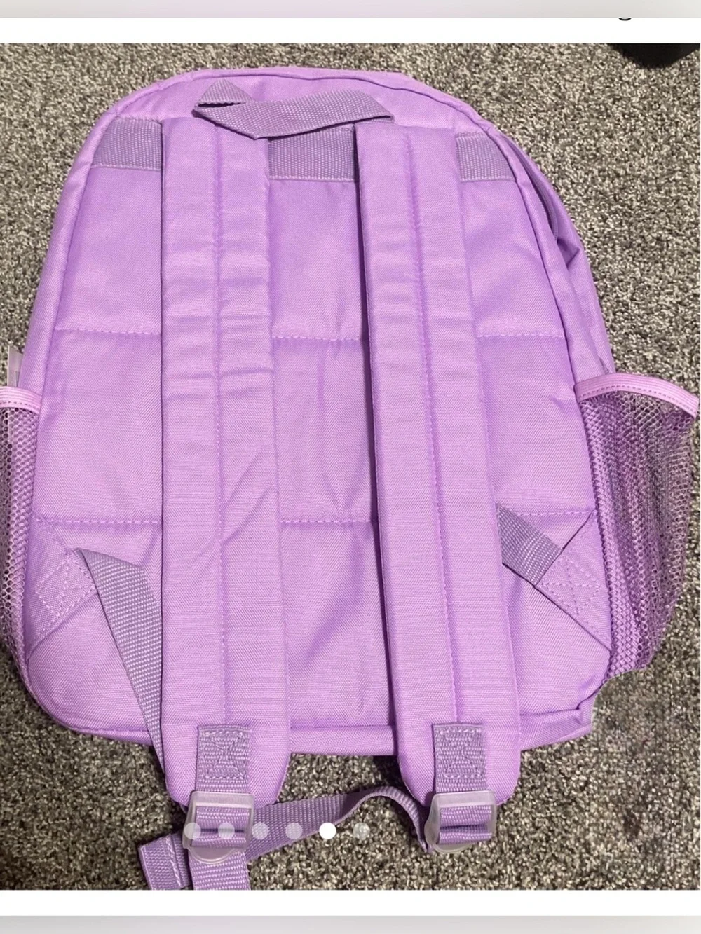 NWT: 23L Lavender Backpack with Laptop sleeve and mesh pockets